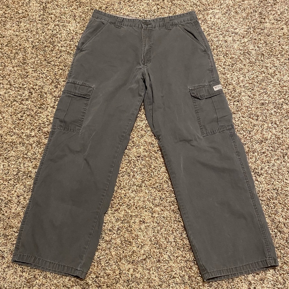 Wrangler Dark grey/green carpenter jeans